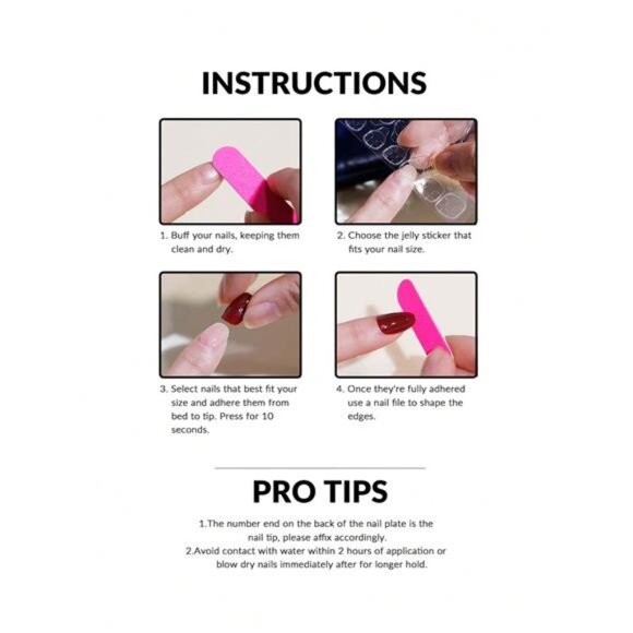 24pcs Y2K Aesthetic Sparkling Full Ballet Nails - Picture 6 of 8